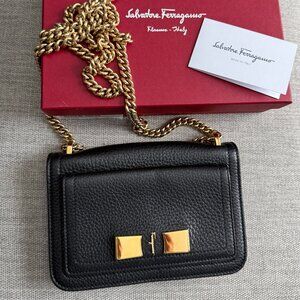 Salvatore Ferragamo Crossbody Bag Shoulder with Chain